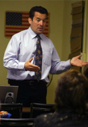 Andrew B. Consoli teaching a pre-licensing course